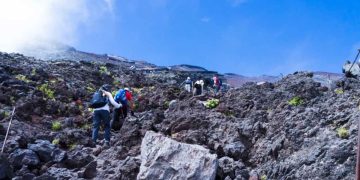 Routes of Climbing Fuji