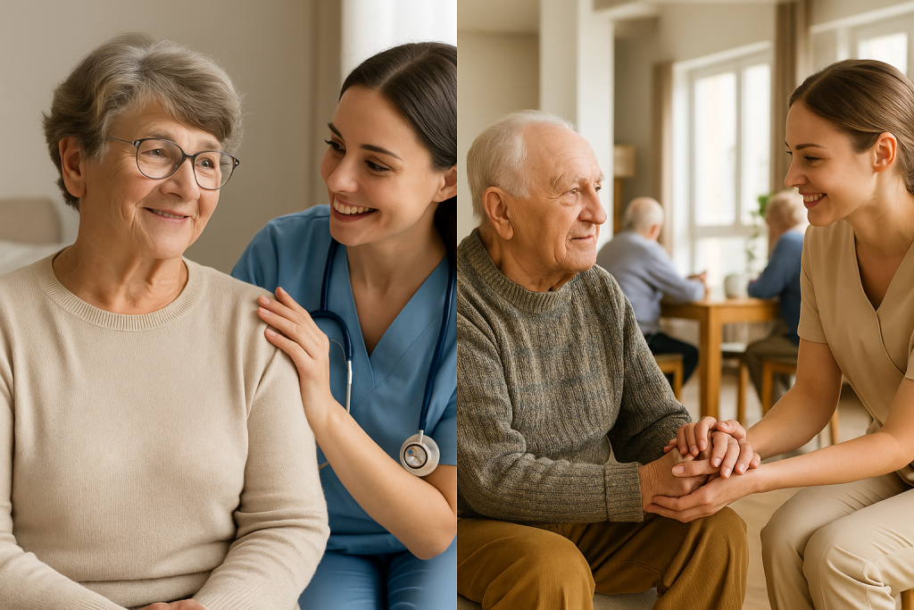 Which one is best: Nursing care at home or Residential Aged Care