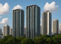 Modern Singapore condo towers and skyline representing new property launches and investment opportunities