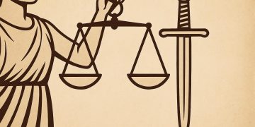 Official document highlighting Article 124 of the Indian Constitution with legal text and seal