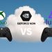 Xbox Cloud, GeForce NOW, and Amazon Luna logos side by side highlighting cloud gaming comparison