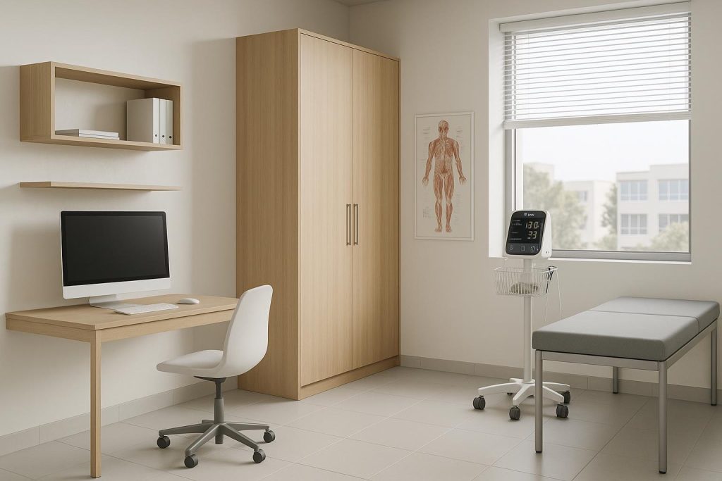 Modern medical clinic with smart technology and efficient layout for future-proofing practices