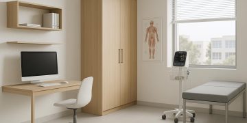 Modern medical clinic with smart technology and efficient layout for future-proofing practices