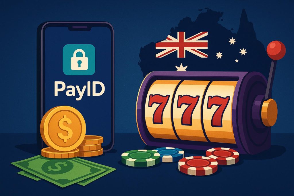 PayID pokies in Australia with secure transactions, top features, and jackpot winnings displayed