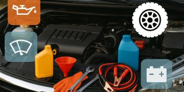 Mechanic checking car engine oil level for regular maintenance and vehicle longevity