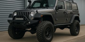 4WD vehicle with lift kit upgrade on rugged Melbourne terrain for off-road enthusiasts