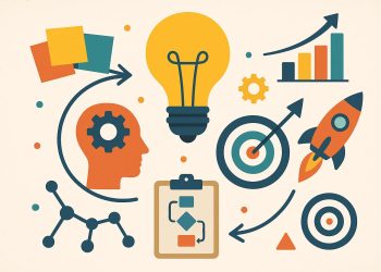 Modern workspace showcasing creativity and innovation inspired by design thinking principles
