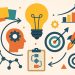 Modern workspace showcasing creativity and innovation inspired by design thinking principles